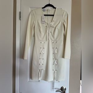 BEBE Dress in cream white